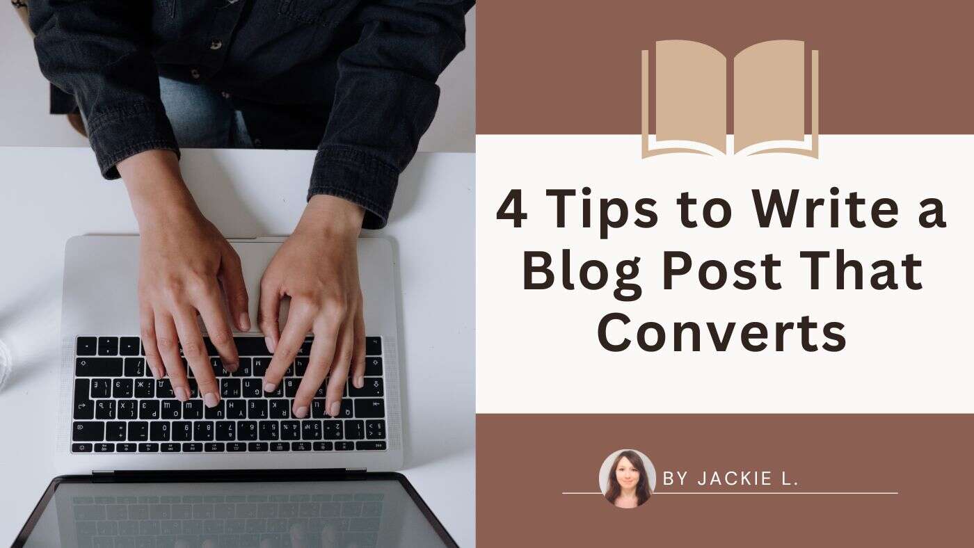 Writing Text Posts 4 Tips to Write a Blog Post That Converts - Houston Web Design